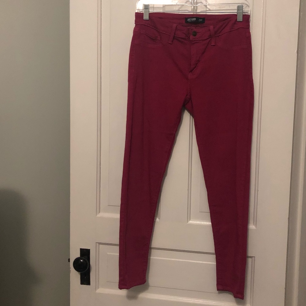 Just Black Pink Pants
